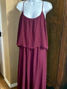 NYMPHE Halter Maxi Dress, Size Medium, Whimsigoth Romantic Boho Chic Ethereal